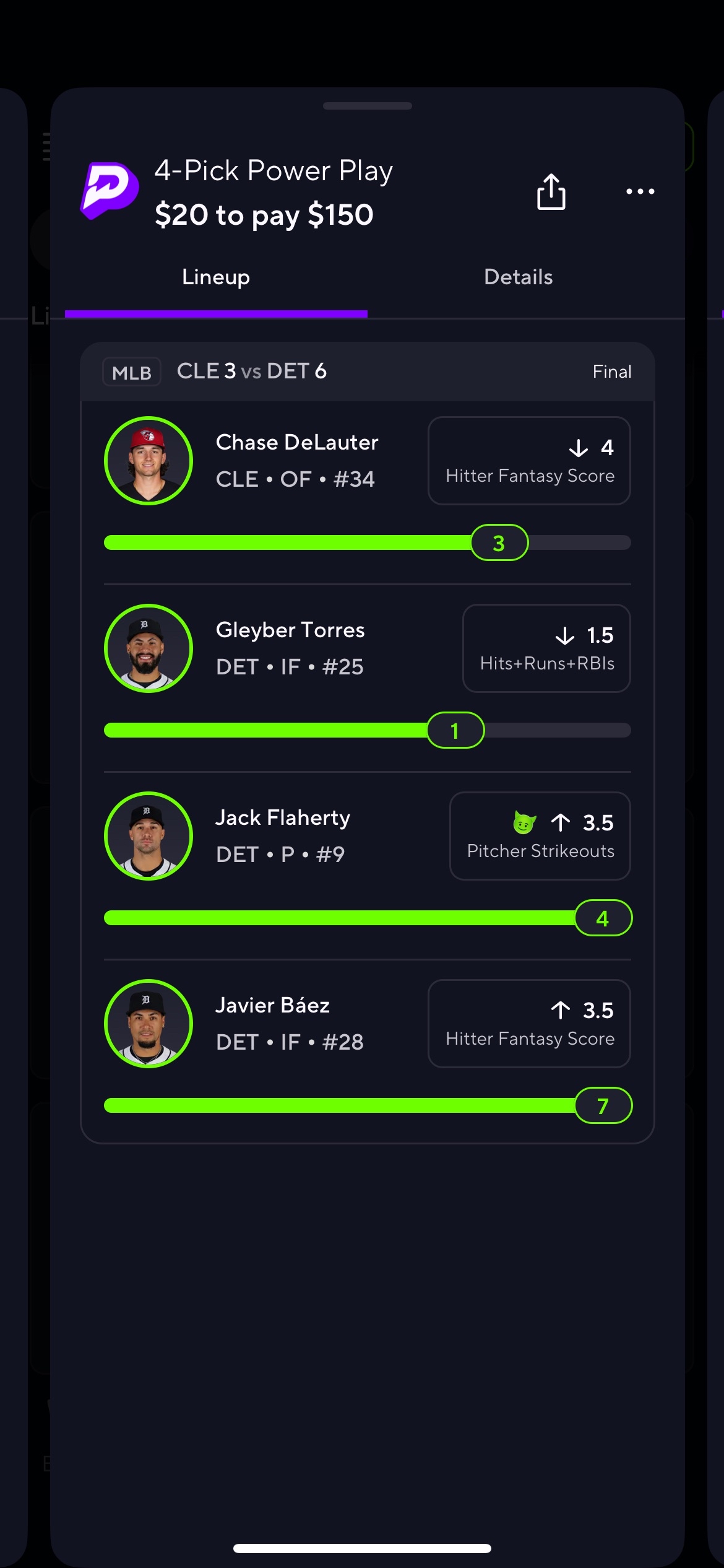 3-pick power play won